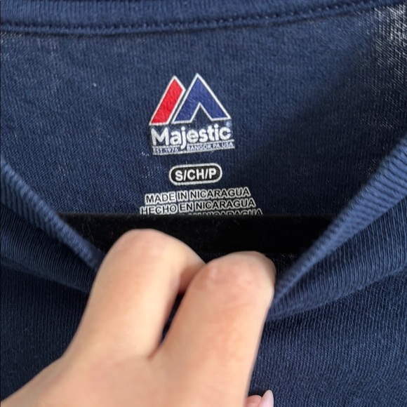 ❤️Majestic Navy Blue Short Sleeve Tee - Picture 2 of 3